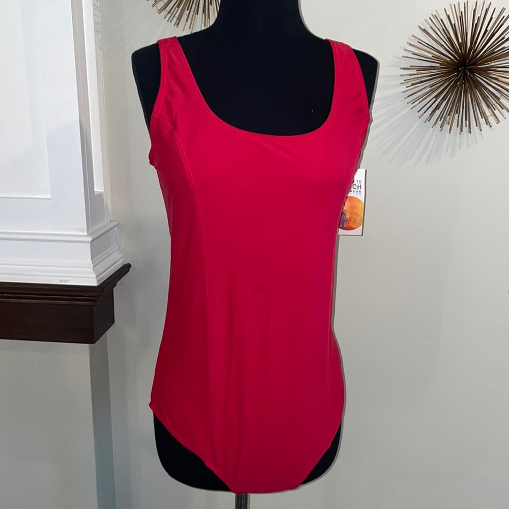 Red bathing suit size 16